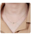 Alphabet Silver Necklace m SPE-5579